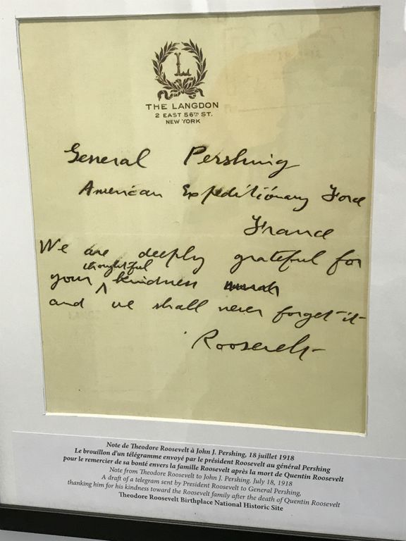 Pres. Roosevelt's reply to Gen. Pershing